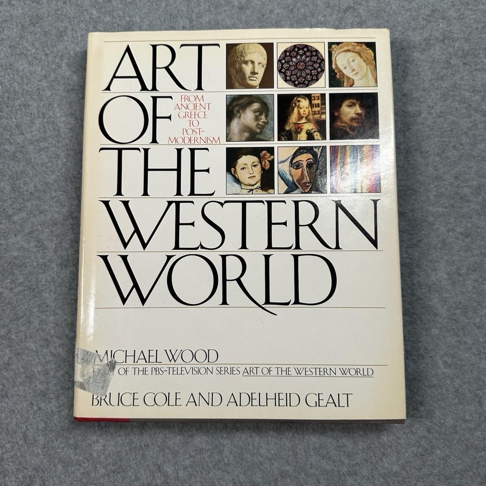Art of the Western World 1989 HC Michael Wood Art History Book